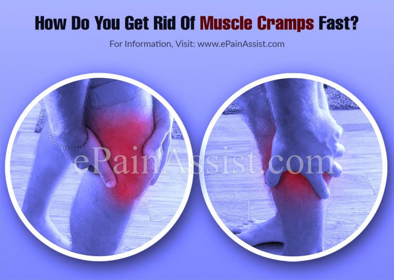 How Do You Get Rid Of Muscle Cramps Fast?