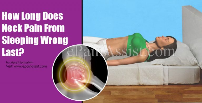How Long Does Neck Pain From Sleeping Wrong Last?