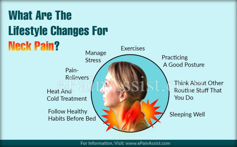 What Are The Lifestyle Changes For Neck Pain?