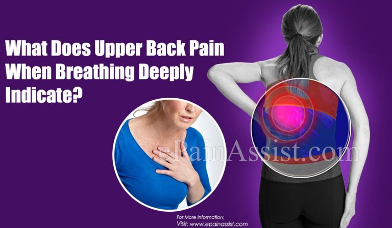 What Does Upper Back Pain When Breathing Deeply Indicate?