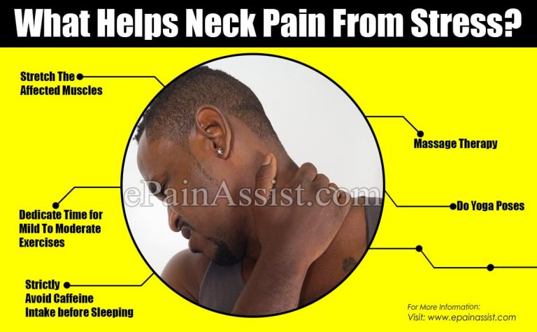 What Helps Neck Pain From Stress & How Should I Sleep With Neck Pain?