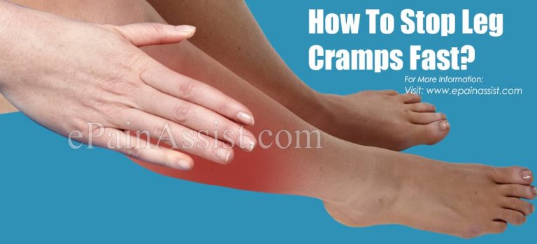 How To Stop Leg Cramps Fast?