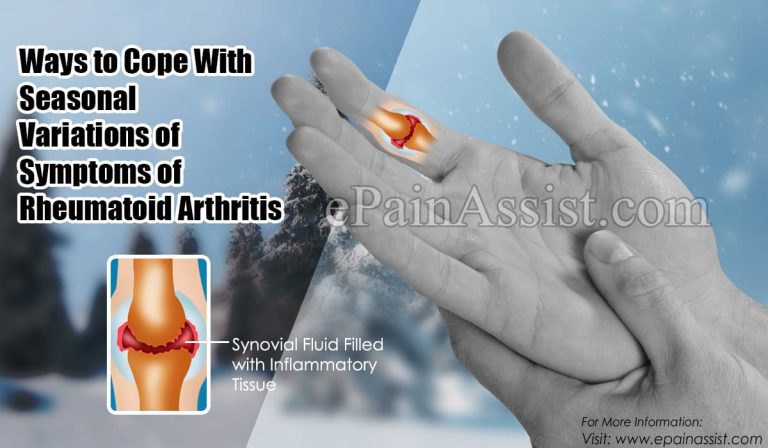 Ways to Cope With Seasonal Variations of Symptoms of Rheumatoid Arthritis