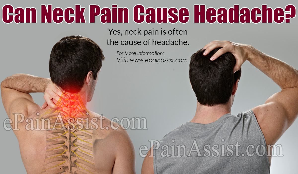 Can Neck Pain Cause Headaches