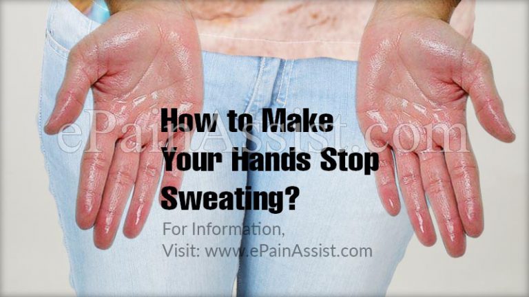 How to Make Your Hands Stop Sweating?