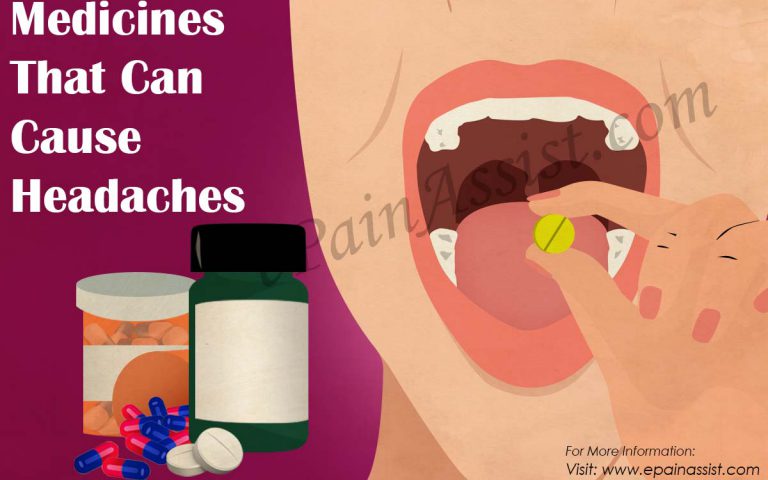 4 Types of Medications That Can Cause Headaches
