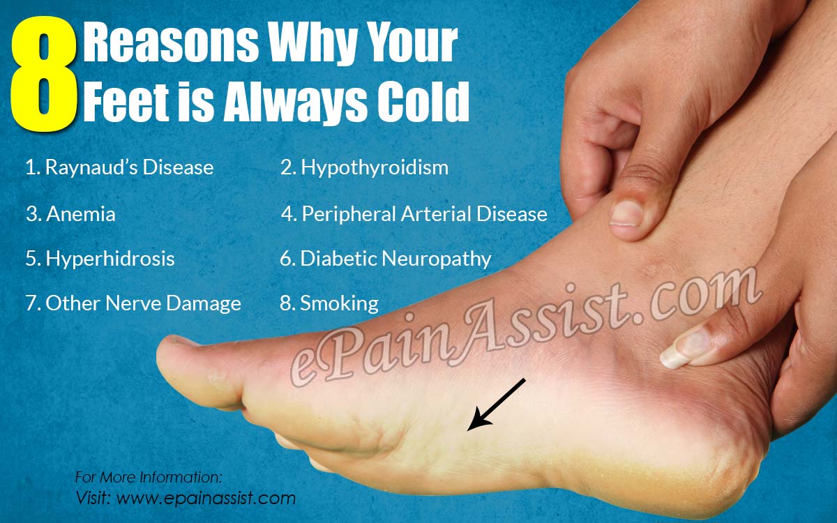 8 Reasons Why Your Feet is Always Cold