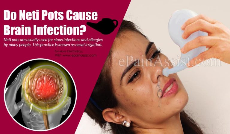 Do Neti Pots Cause Brain Infection?