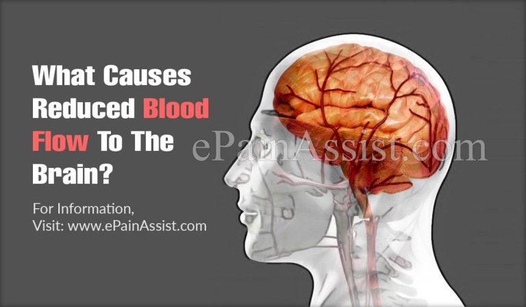 What Causes Reduced Blood Flow To The Brain?