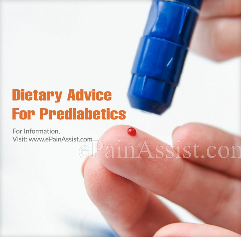 Dietary Advice For Prediabetics