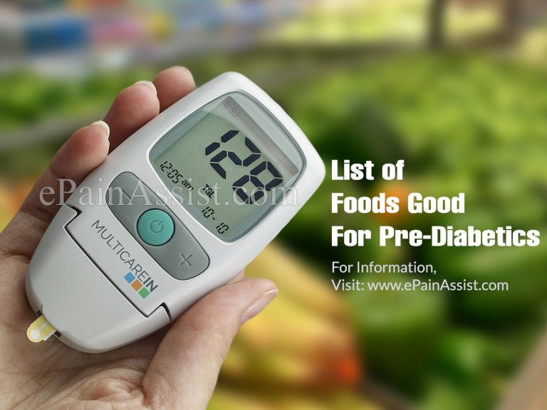 List of Foods Good For Pre-Diabetics