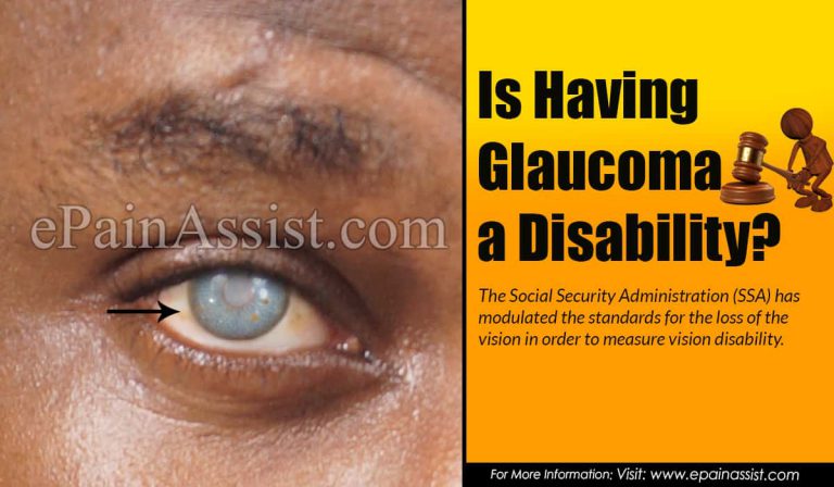 Is Having Glaucoma a Disability?
