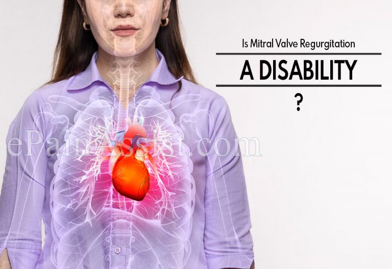 Is Mitral Valve Regurgitation A Disability?