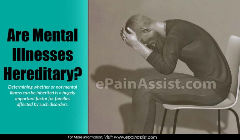 Are Mental Illnesses Hereditary?