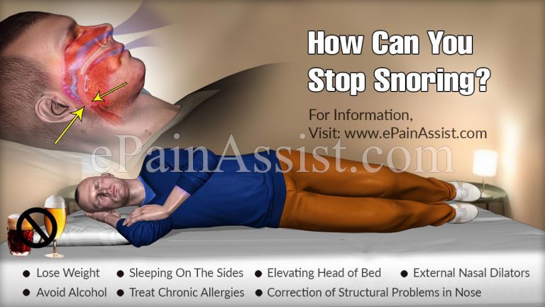 How Can You Stop Snoring?