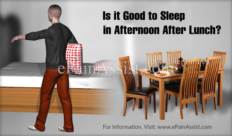 Is it Good to Sleep in Afternoon After Lunch?