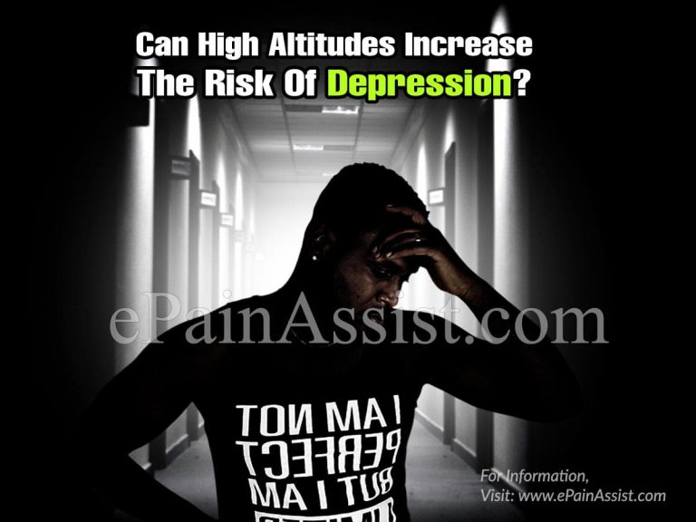 Can High Altitudes Increase The Risk Of Depression?