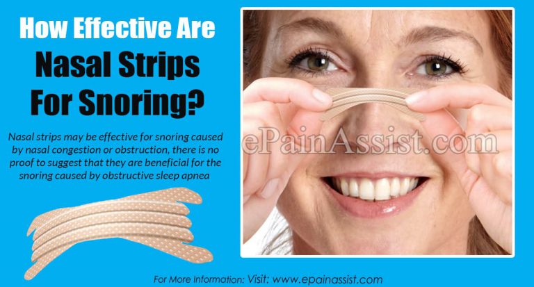 How Effective Are Nasal Strips For Snoring?