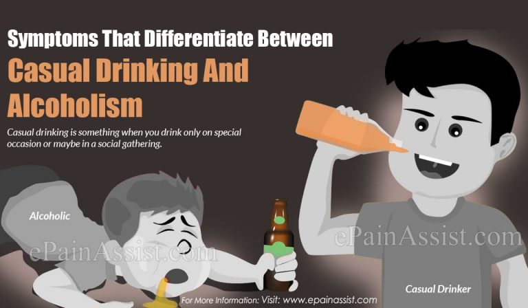 Symptoms That Differentiate Between Casual Drinking & Alcoholism?