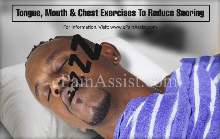 Tongue, Mouth & Chest Exercises To Reduce Snoring