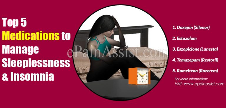 Top 5 Medications to Manage Sleeplessness & Insomnia