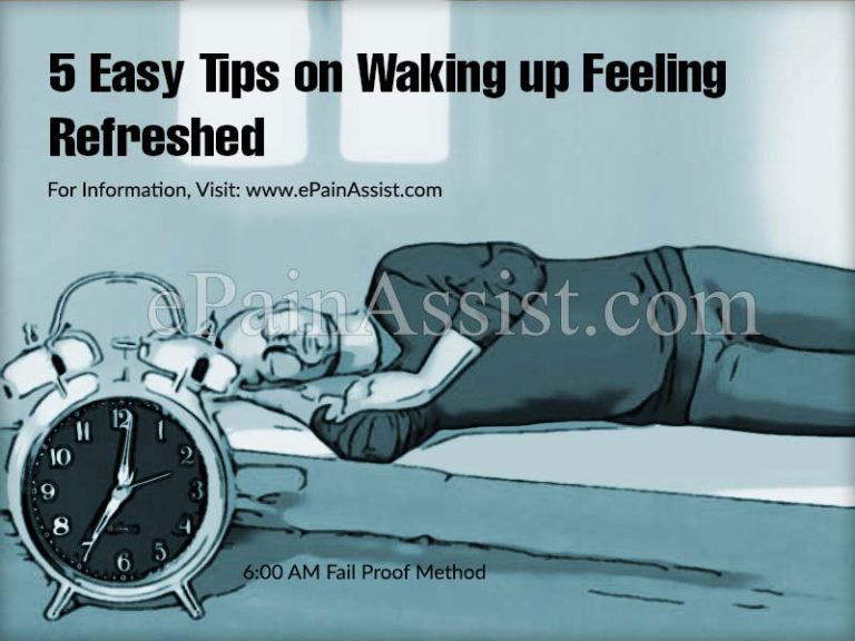 5 Easy Tips on Waking up Feeling Refreshed