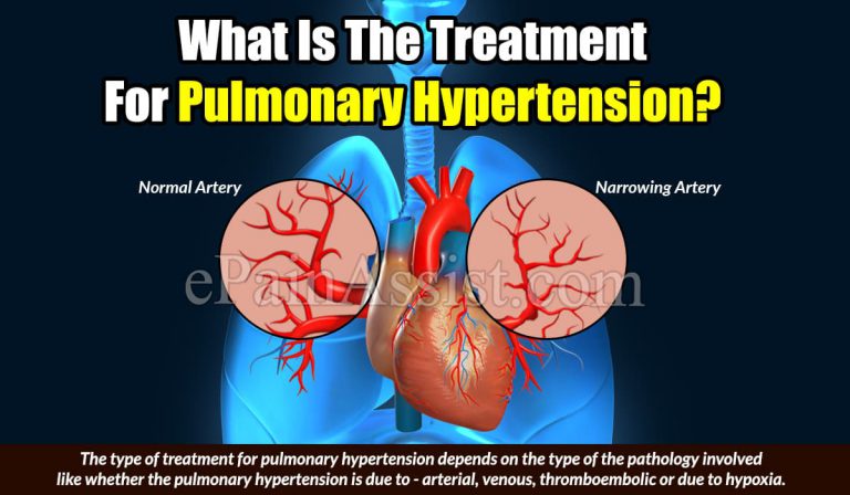 What Is The Treatment For Pulmonary Hypertension?