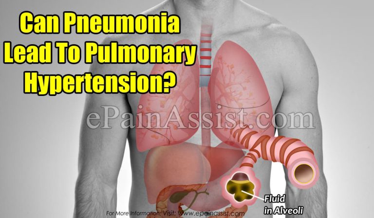 Can Pneumonia Lead To Pulmonary Hypertension?
