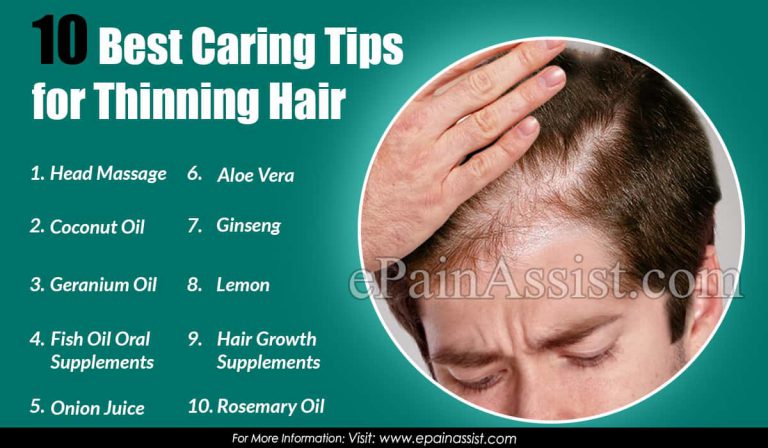 10 Best Caring Tips For Thinning Hair