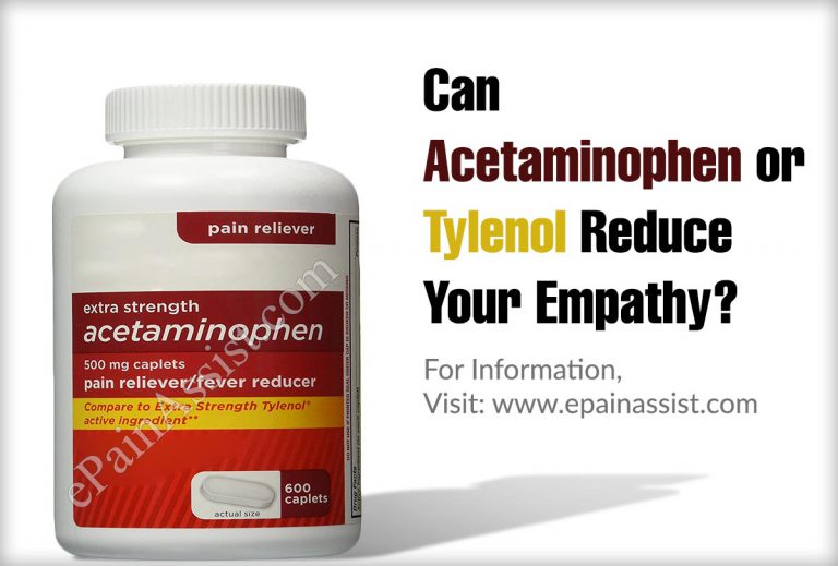 Can Acetaminophen or Tylenol Reduce Your Empathy?