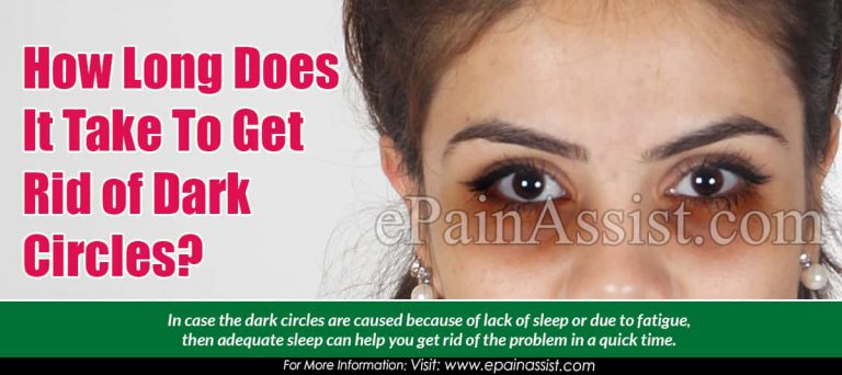 How Long Does It Take To Get Rid Of Dark Circles & Which Is The Fastest Way To Remove Dark Circles?