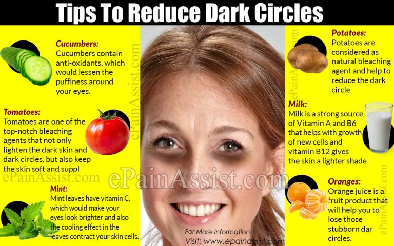 Tips To Reduce Dark Circles