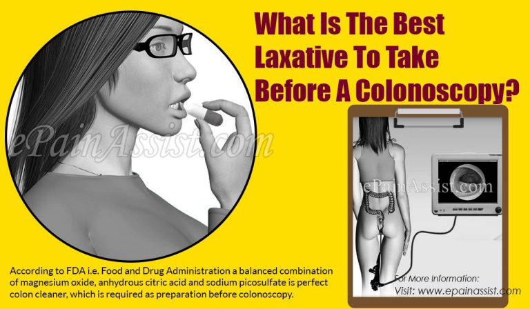 What Is The Best Laxative To Take Before A Colonoscopy?