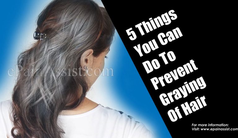 5 Things You Can Do To Prevent Graying Of Hair