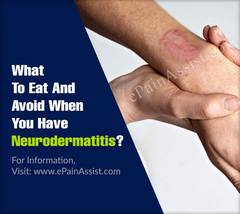What To Eat And Avoid When You Have Neurodermatitis?