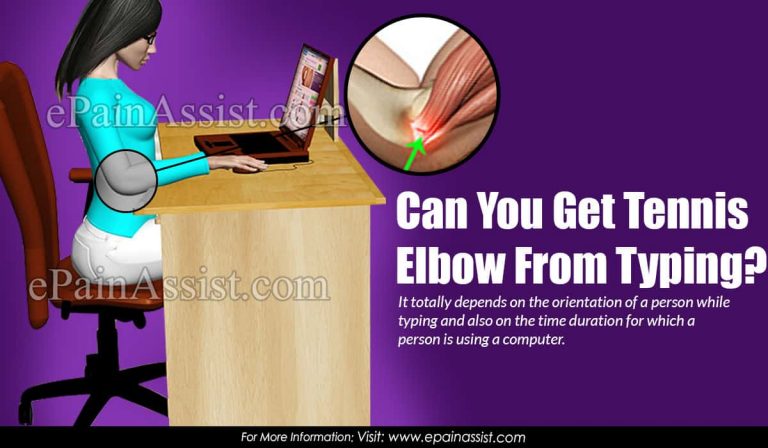 Can You Get Tennis Elbow From Typing?