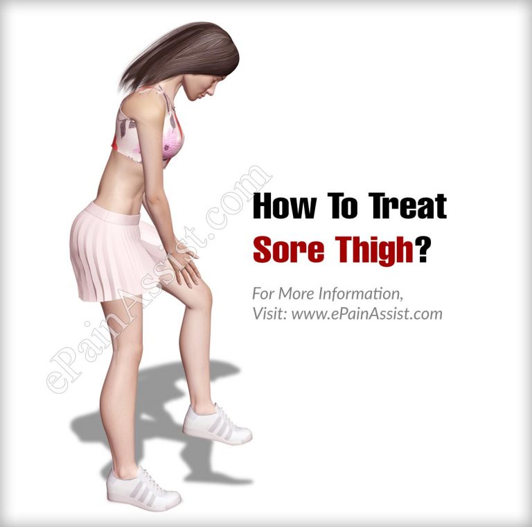 How To Treat Sore Thigh?