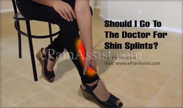 Should I Go To The Doctor For Shin Splints?
