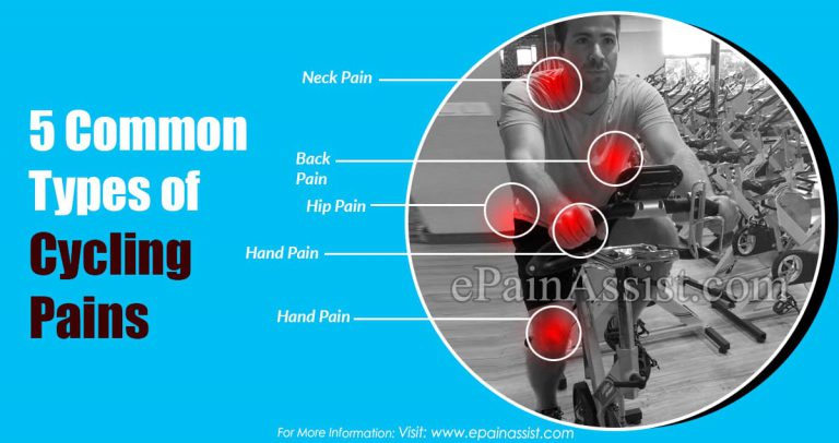5 Common Types of Cycling Pains, Its Causes & Treatments