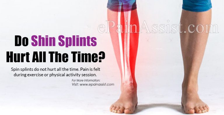 Do Shin Splints Hurt All The Time?