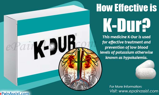 How Effective is K-Dur?