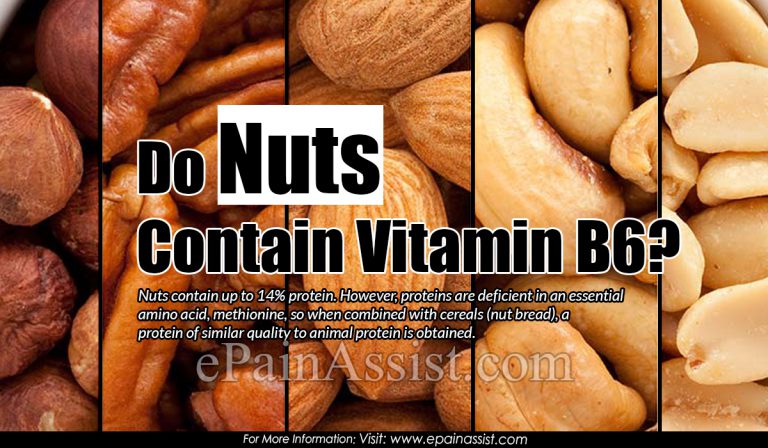 Do Nuts Contain Vitamin B6?