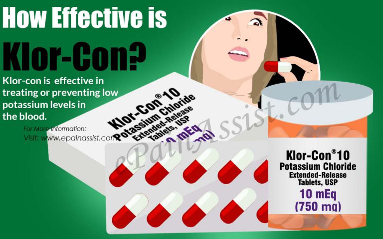 Effectiveness of Klor-Con & It’s Dosage, Side Effects