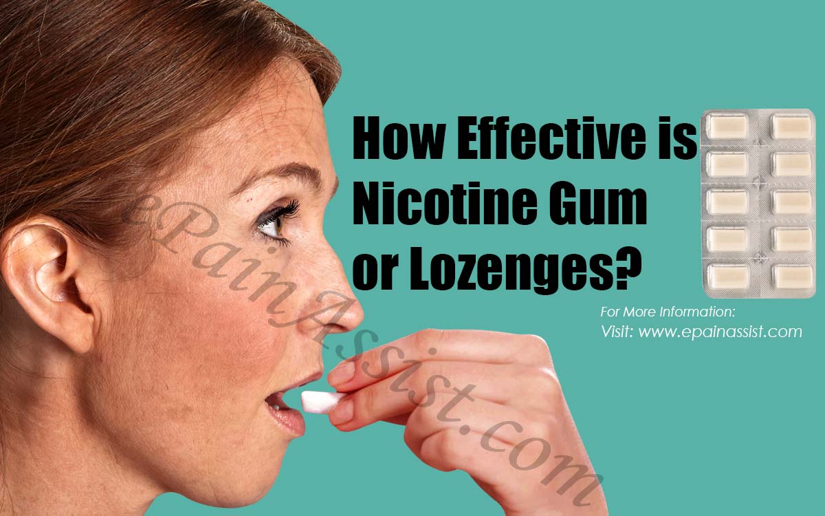 How Effective is Nicotine Gum or Lozenges?