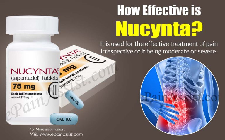 Effectiveness of Nucynta: It’s Dosage & Side Effects