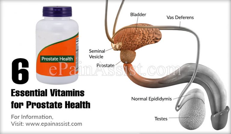 6 Essential Vitamins for Prostate Health