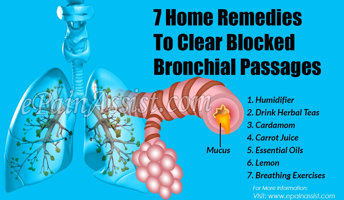 7 Home Remedies To Clear Blocked Bronchial Passages