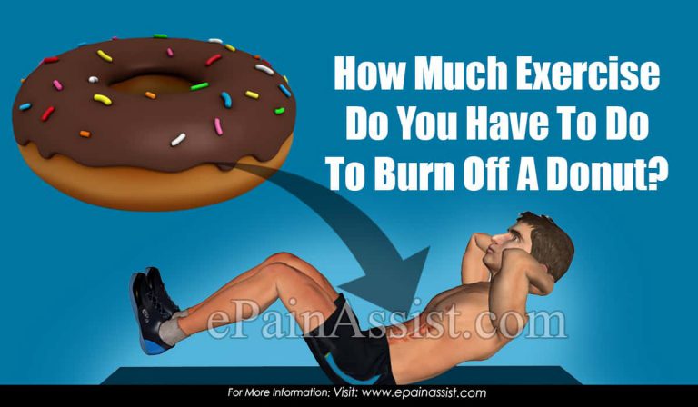 How Much Exercise Do You Have To Do To Burn Off A Donut?