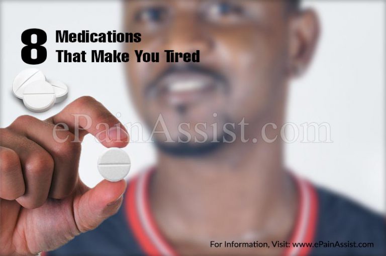8 Medications That Make You Tired