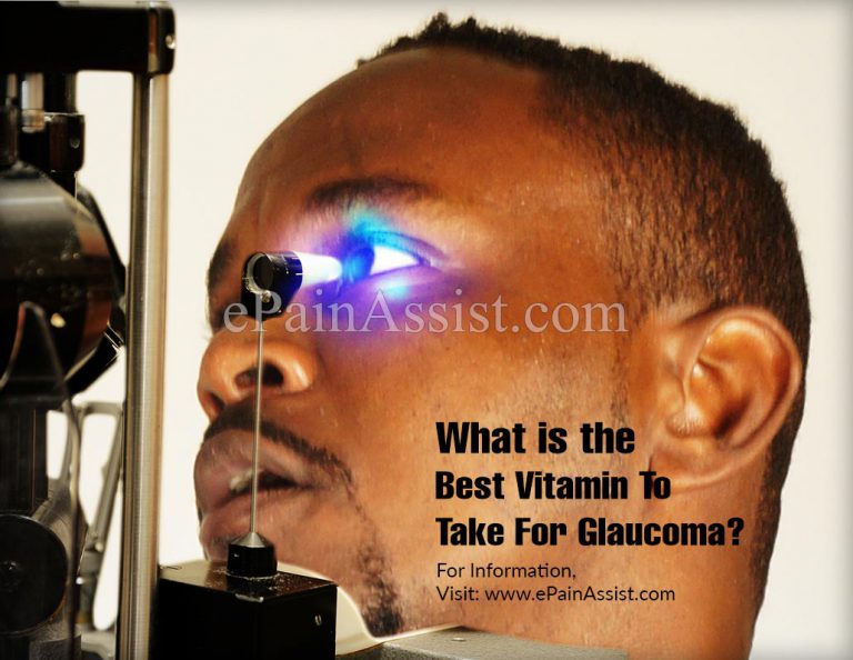 What Is The Best Vitamin To Take For Glaucoma?